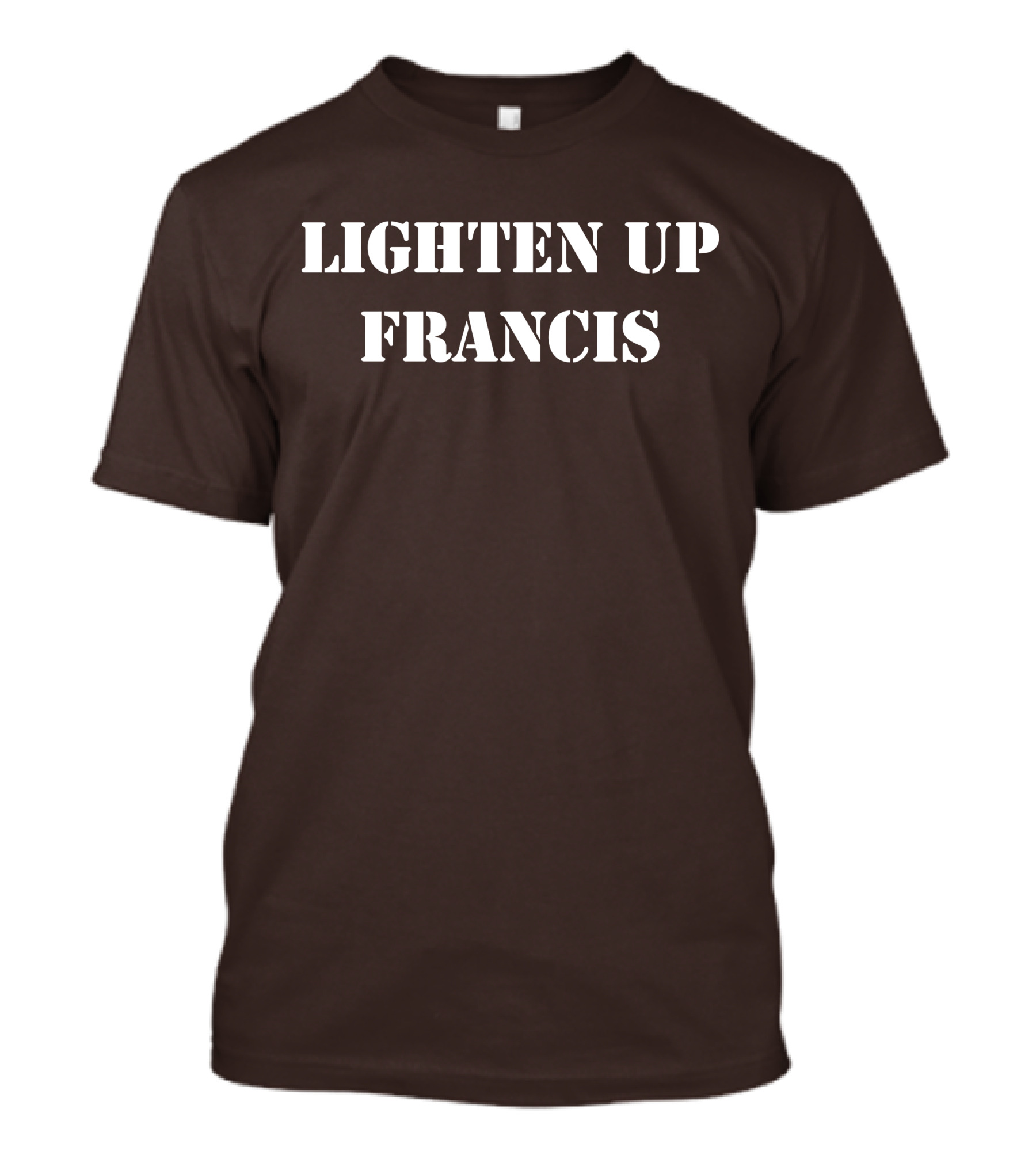 Super 70s Sports Lighten Up Francis Classic Retro Phrase T-Shirt