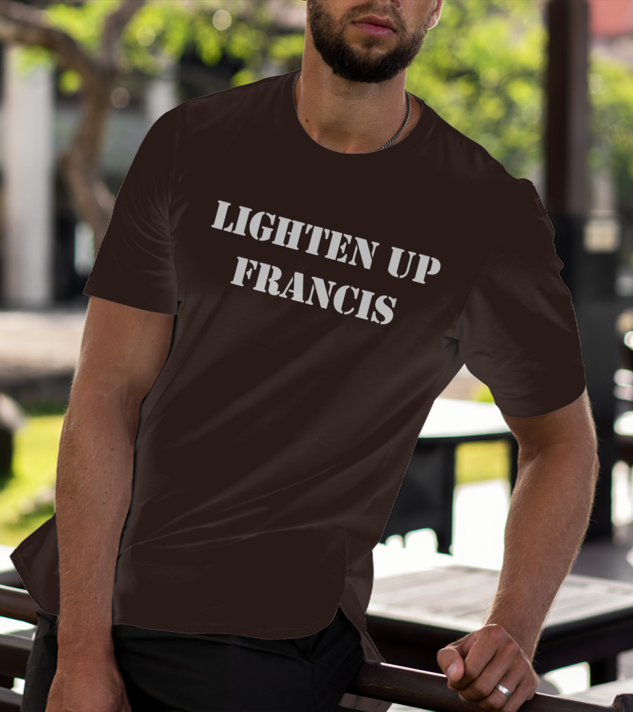 Super 70s Sports Lighten Up Francis Classic Retro Phrase T-Shirt