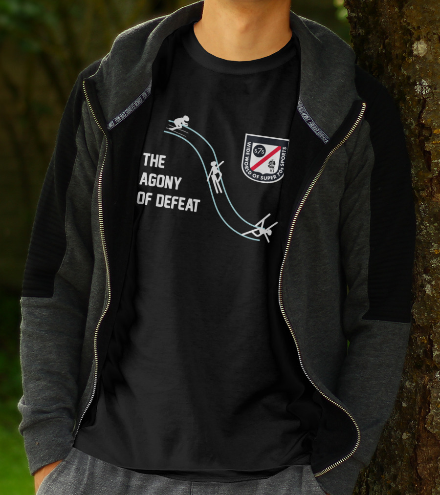 The Agony Of Defeat Wide World Of Super 7s Sports Ski Jump T-Shirt