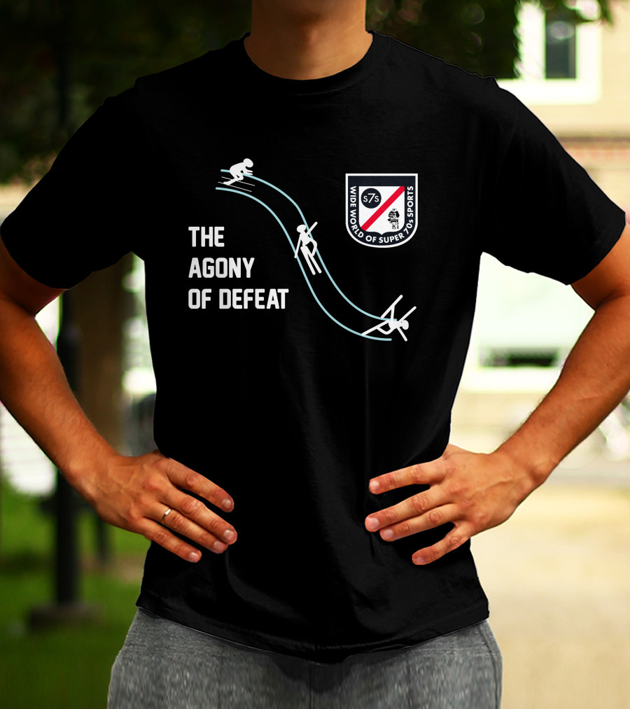 The Agony Of Defeat Wide World Of Super 7s Sports Ski Jump T-Shirt