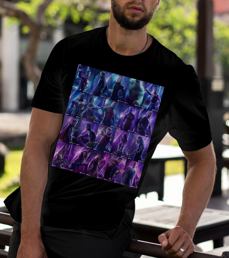 Avengers Endgame Characters Marvel Cinematic Universe T-Shirt