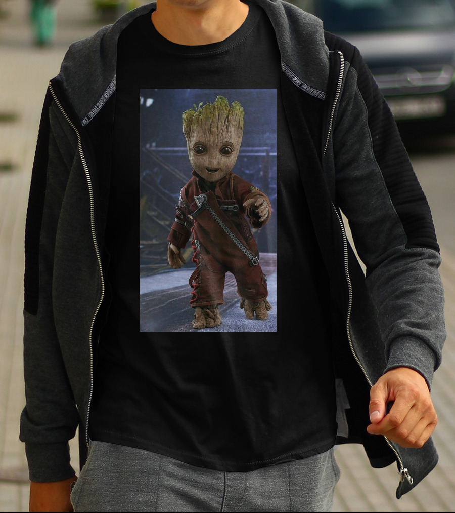 Baby Groot Guardians Of The Galaxy Character T-Shirt
