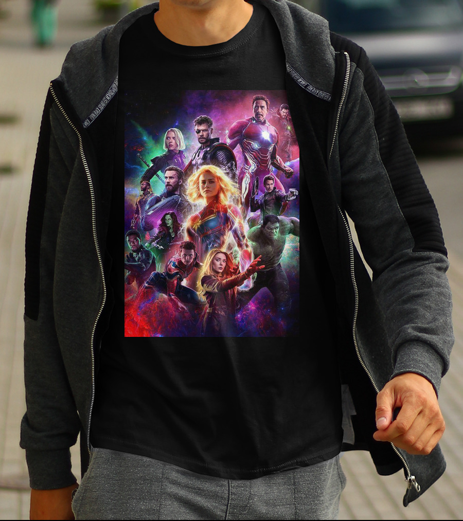 Marvel Avengers Endgame Superhero Team T-Shirt