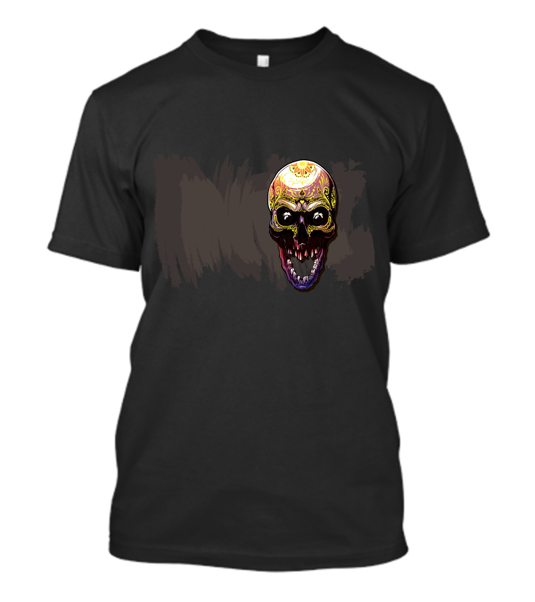 Skull Scary Horror Psychedelic T-Shirt