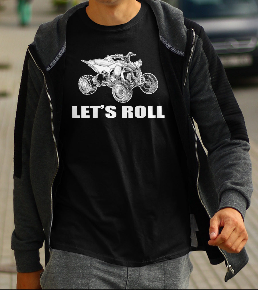 Yamaha YFZ 450R ATV Let's Roll Adventure T-Shirt