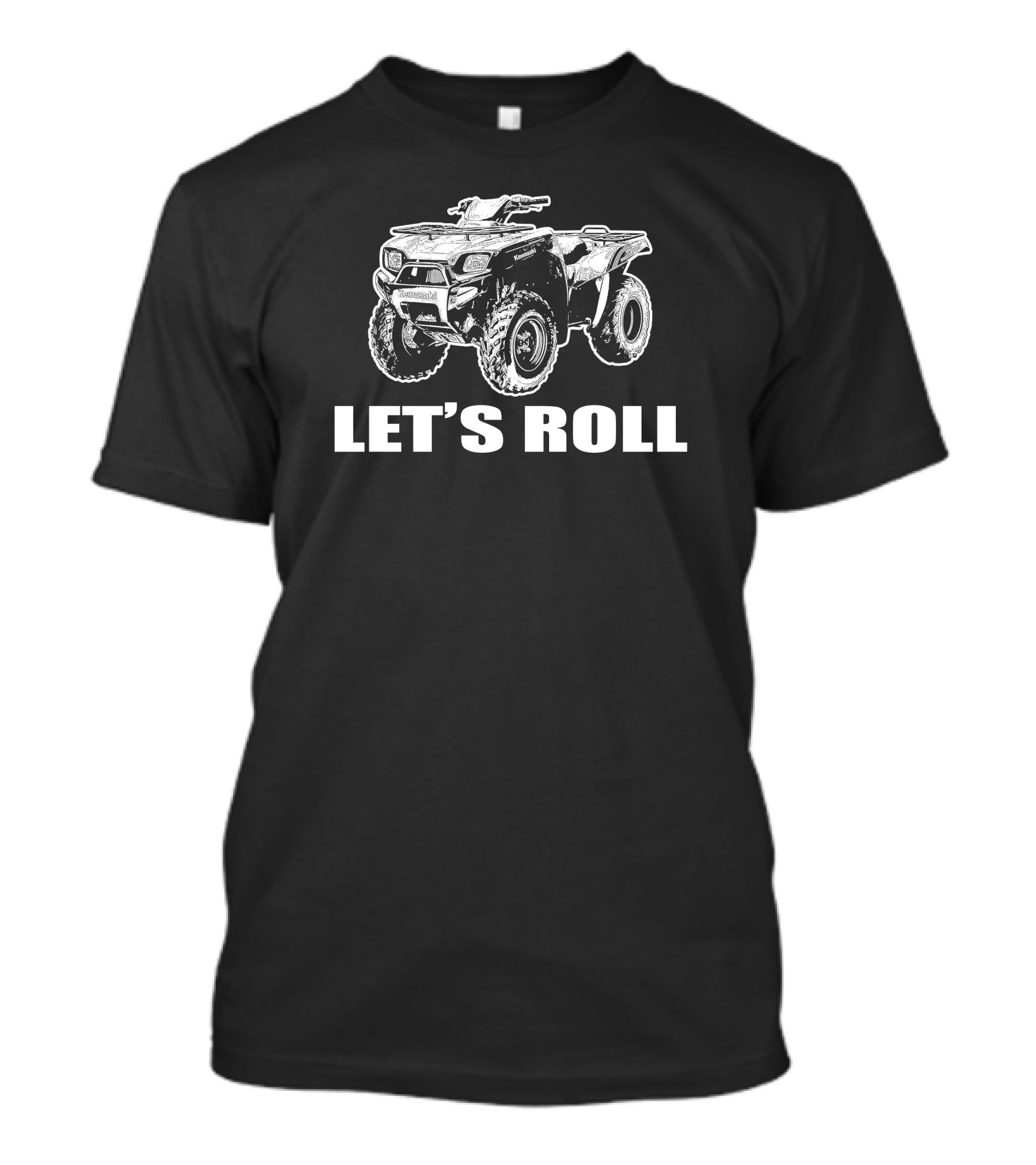 Kawasaki Brute Force 650 Let's Roll Quad ATV T-Shirt