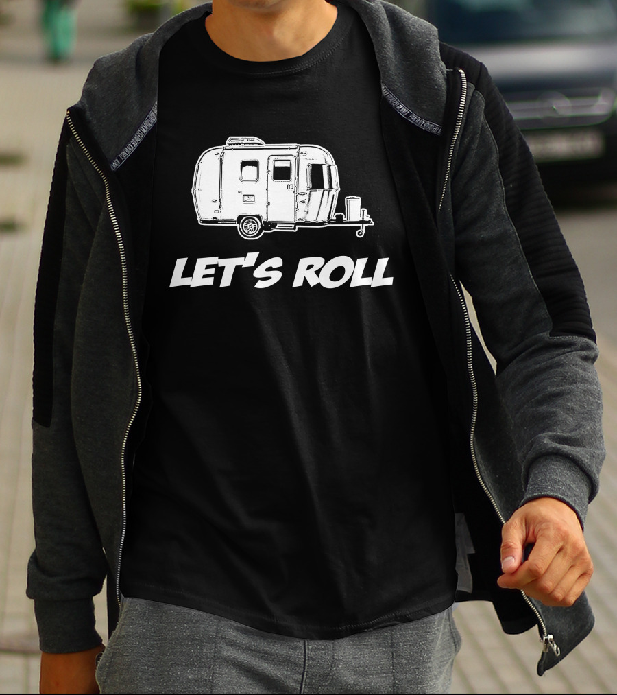 Let's Roll Airstream Bambi Camping Adventure T-Shirt
