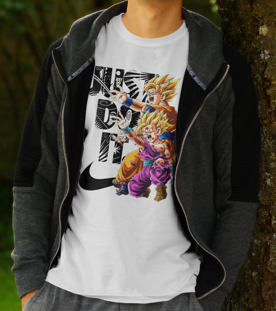 Just Do It Vintage DBZ Dragon Goku Super Saiyan T-Shirt