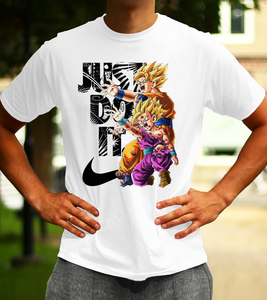 Just Do It Vintage DBZ Dragon Goku Super Saiyan T-Shirt
