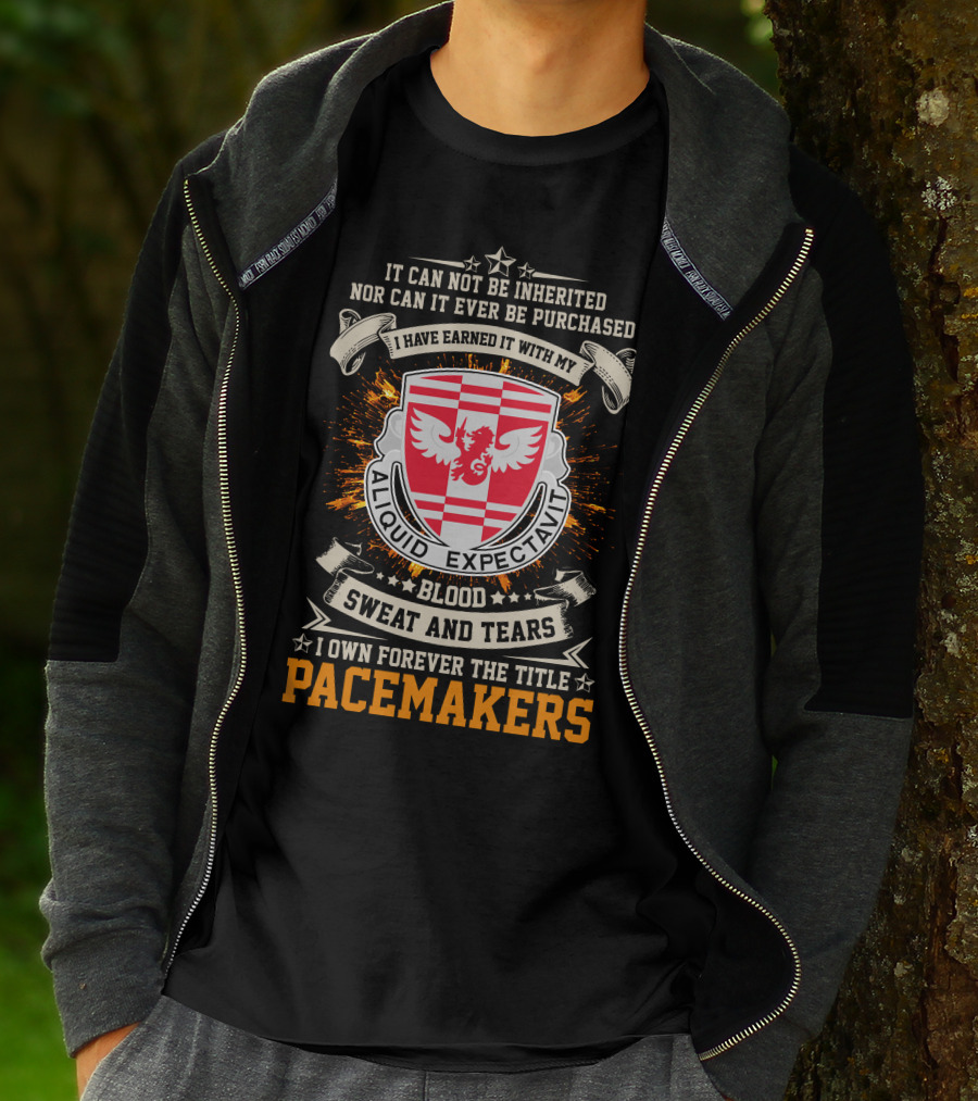 864Th Engineer Battalion Pacemakers Blood Sweat And Tears Aliquid Expectavi T-Shirt