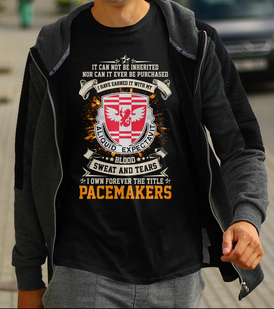 864Th Engineer Battalion Pacemakers Blood Sweat And Tears Aliquid Expectavi T-Shirt