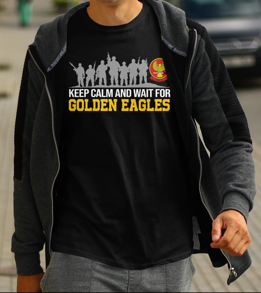 Keep Calm And Wait For Golden Eagles Vmm-162 T-Shirt