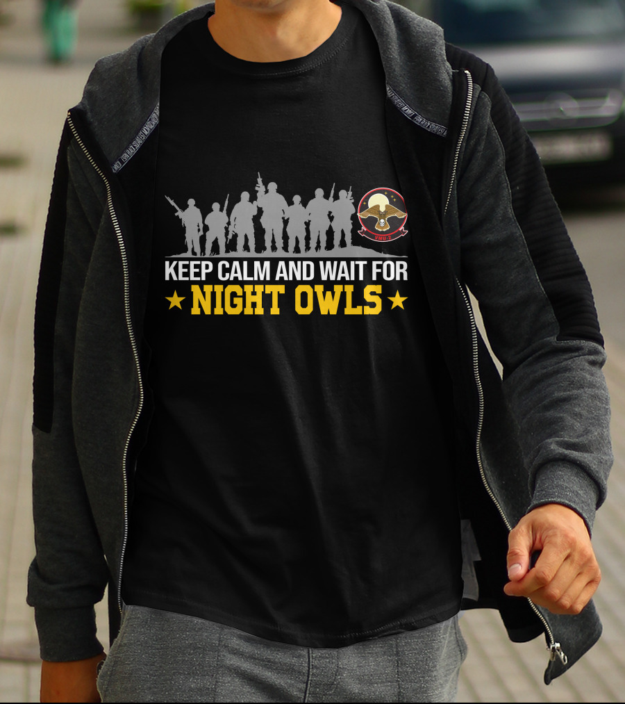 Keep Calm And Wait For Night Owls Vmu T-Shirt