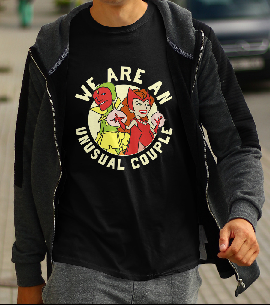 Marvel WandaVision We Are An Unusual Couple Halloween T-Shirt