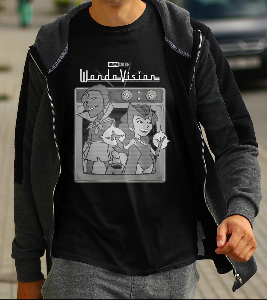 Marvel Studios WandaVision Cartoon TV T-Shirt