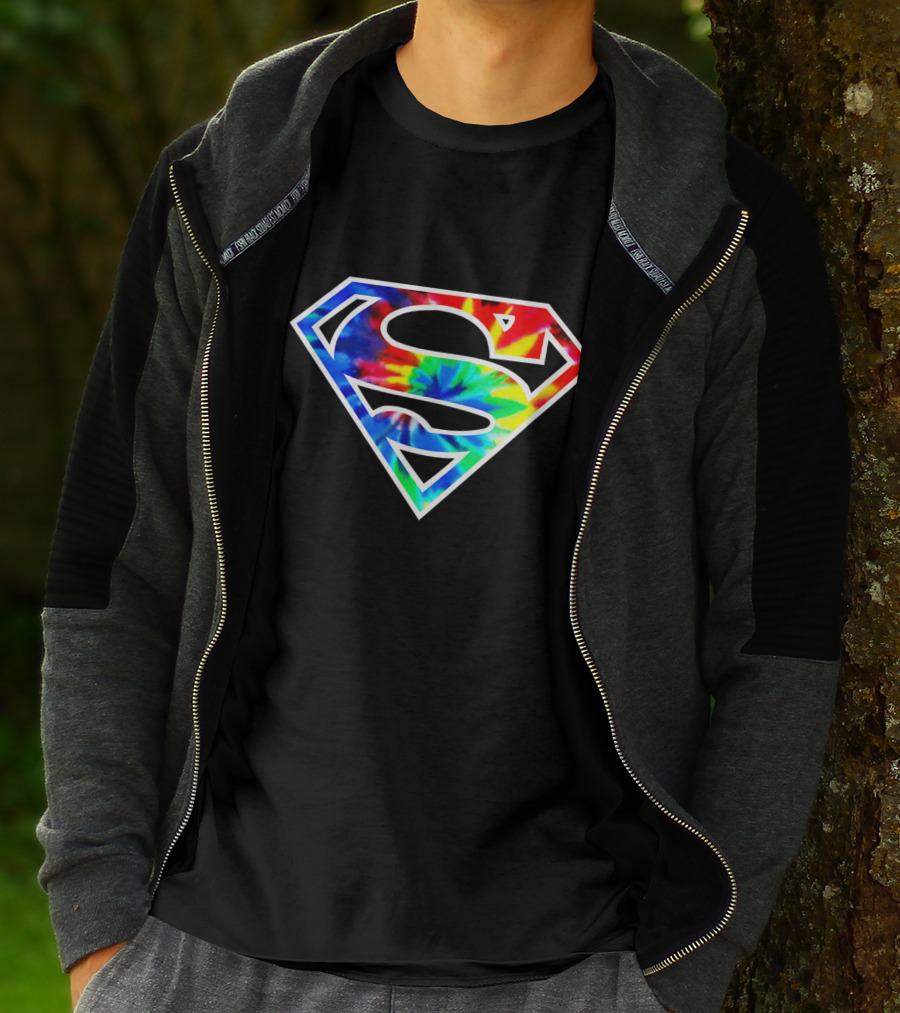 Superman S Tie Dye Emblem T-Shirt
