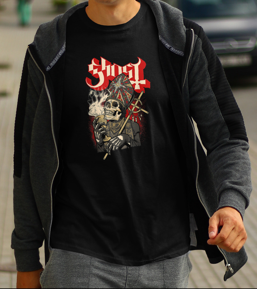 Ghost Impera Chalice Skeleton Bishop T-Shirt