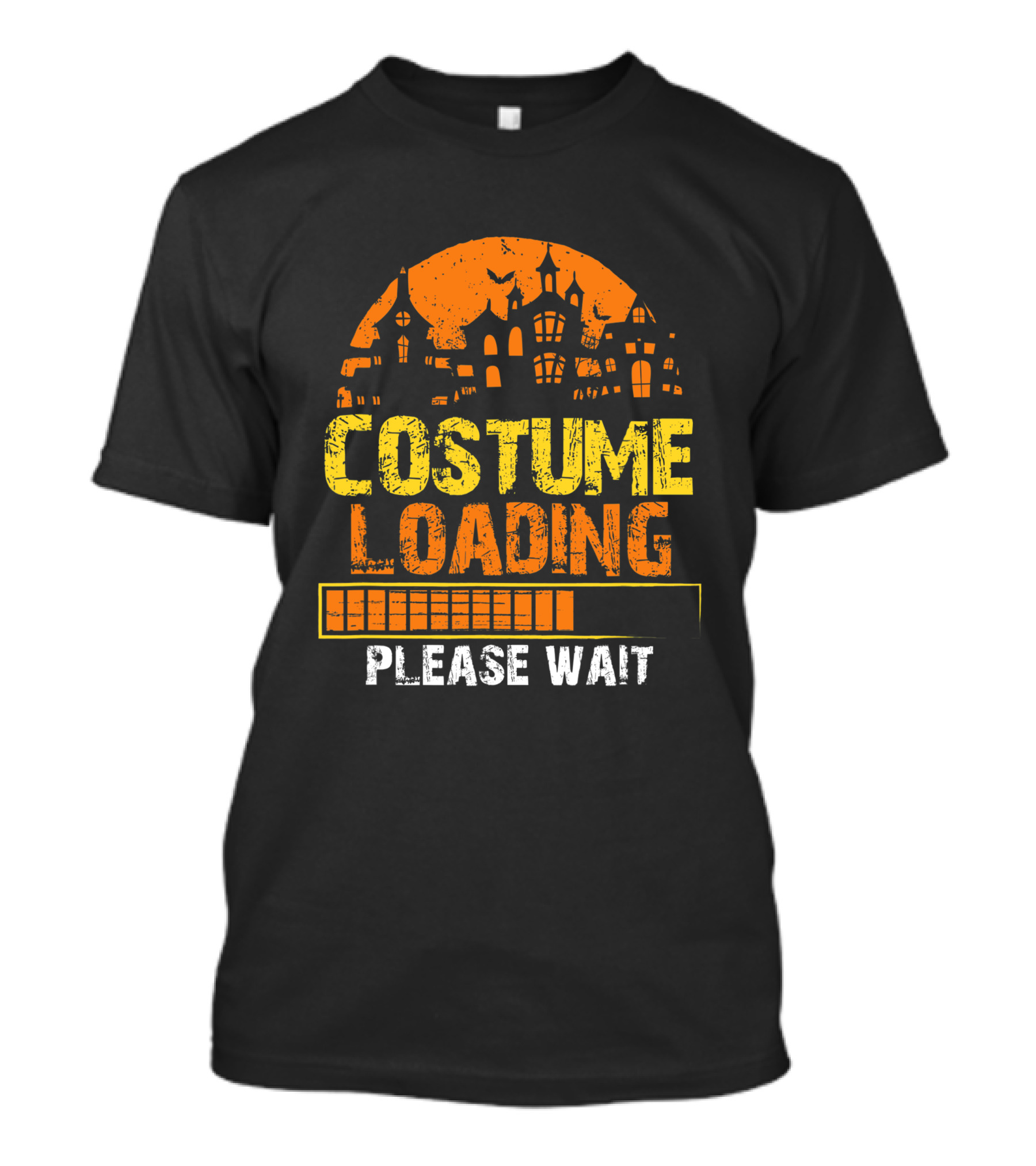 Costume Loading Halloween Please Wait Haunted House T-Shirt