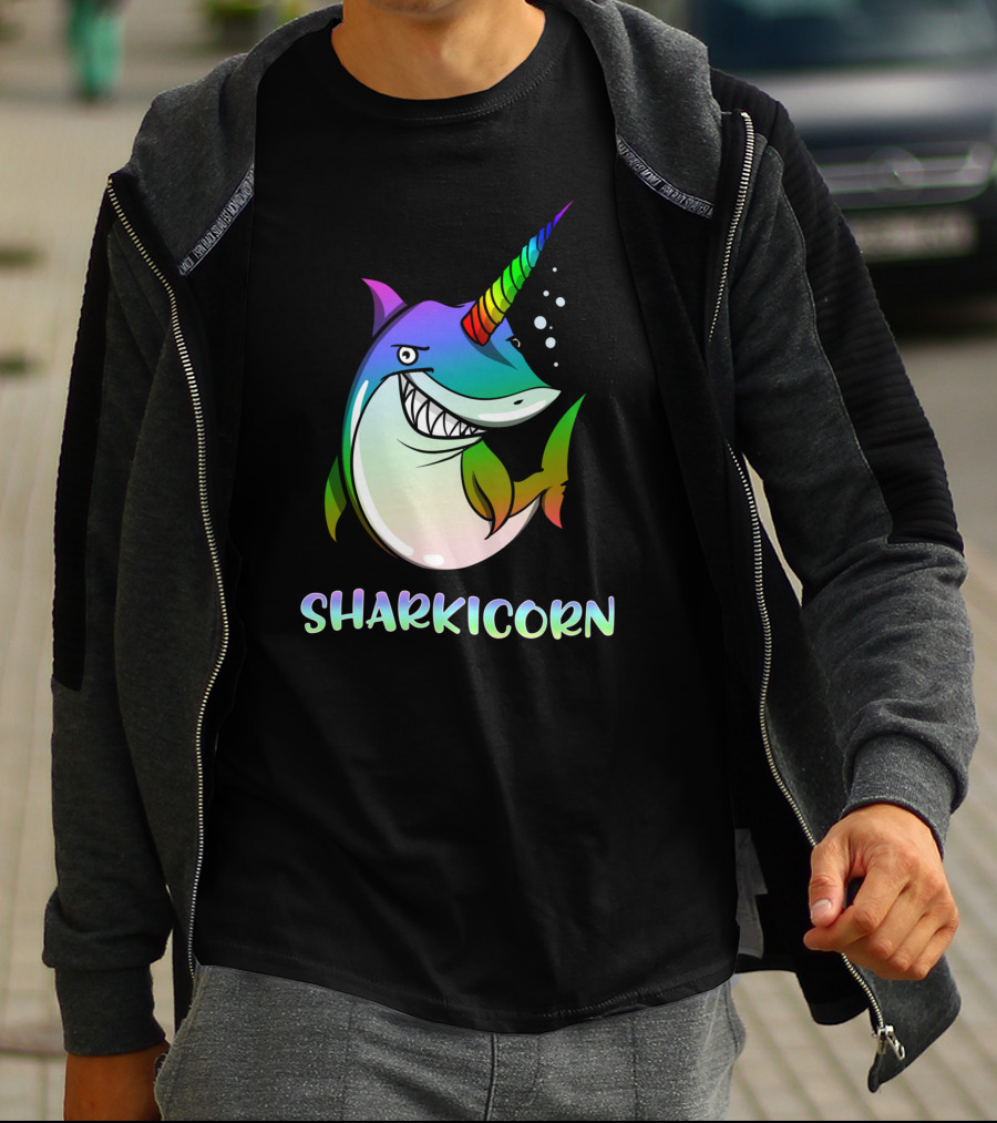 I Cant Keep Calm Sharkicorn Its My Daughters 1st Birthday T-Shirt