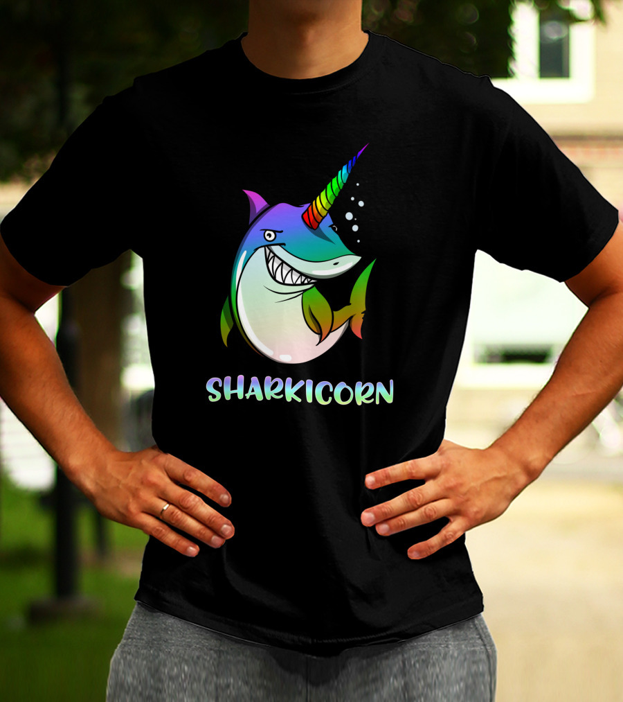 I Cant Keep Calm Sharkicorn Its My Daughters 1st Birthday T-Shirt
