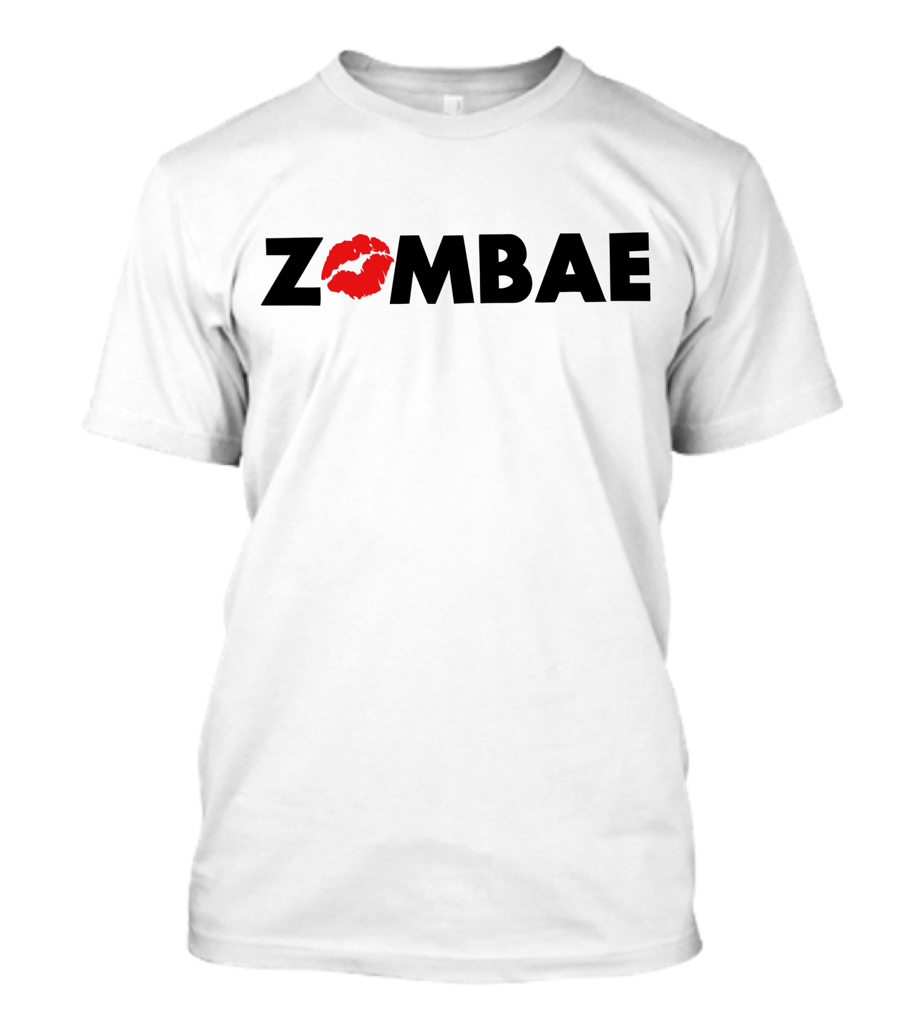 ZOMBAE Lip Print Glam And Gore Merch T-Shirt