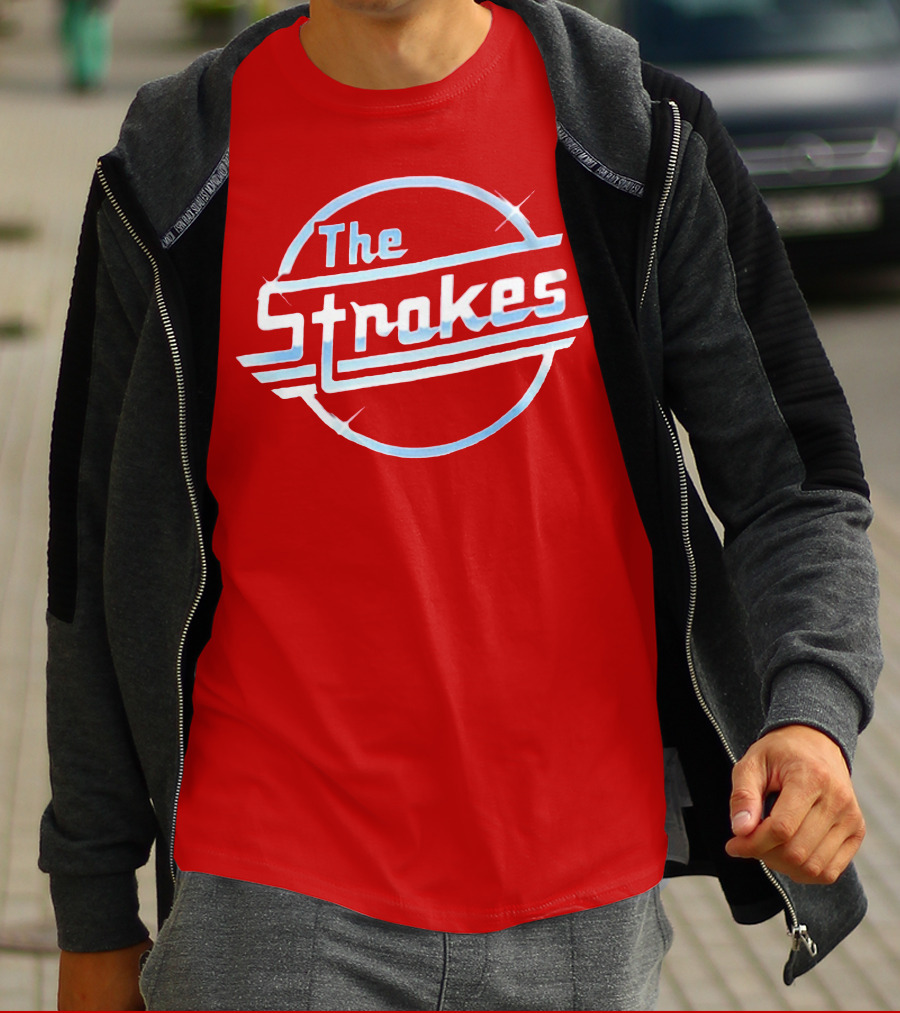 The Strokes Retro Logo Merch T-Shirt