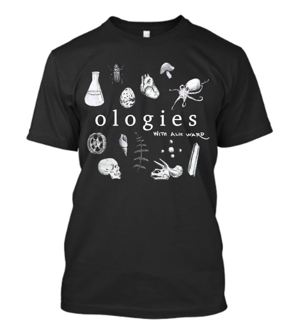 Ologies With Alie Ward Beaker Octopus Skull Crystals Insect T-Shirt