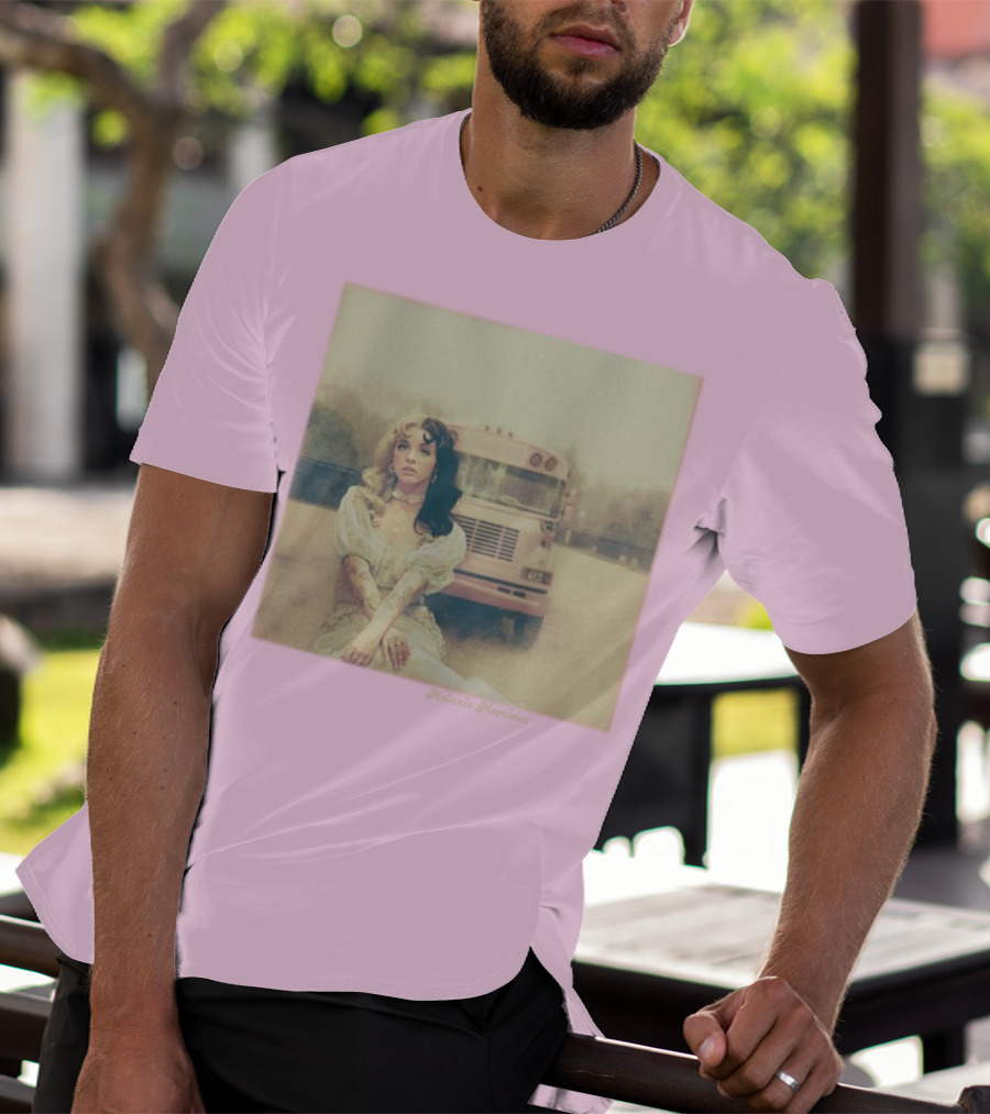 Melanie Martinez Vintage Bus Pastel Pink T-Shirt