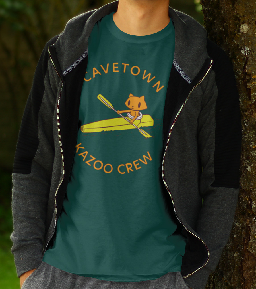 Cavetown Kazoo Crew Cat In Canoe T-Shirt