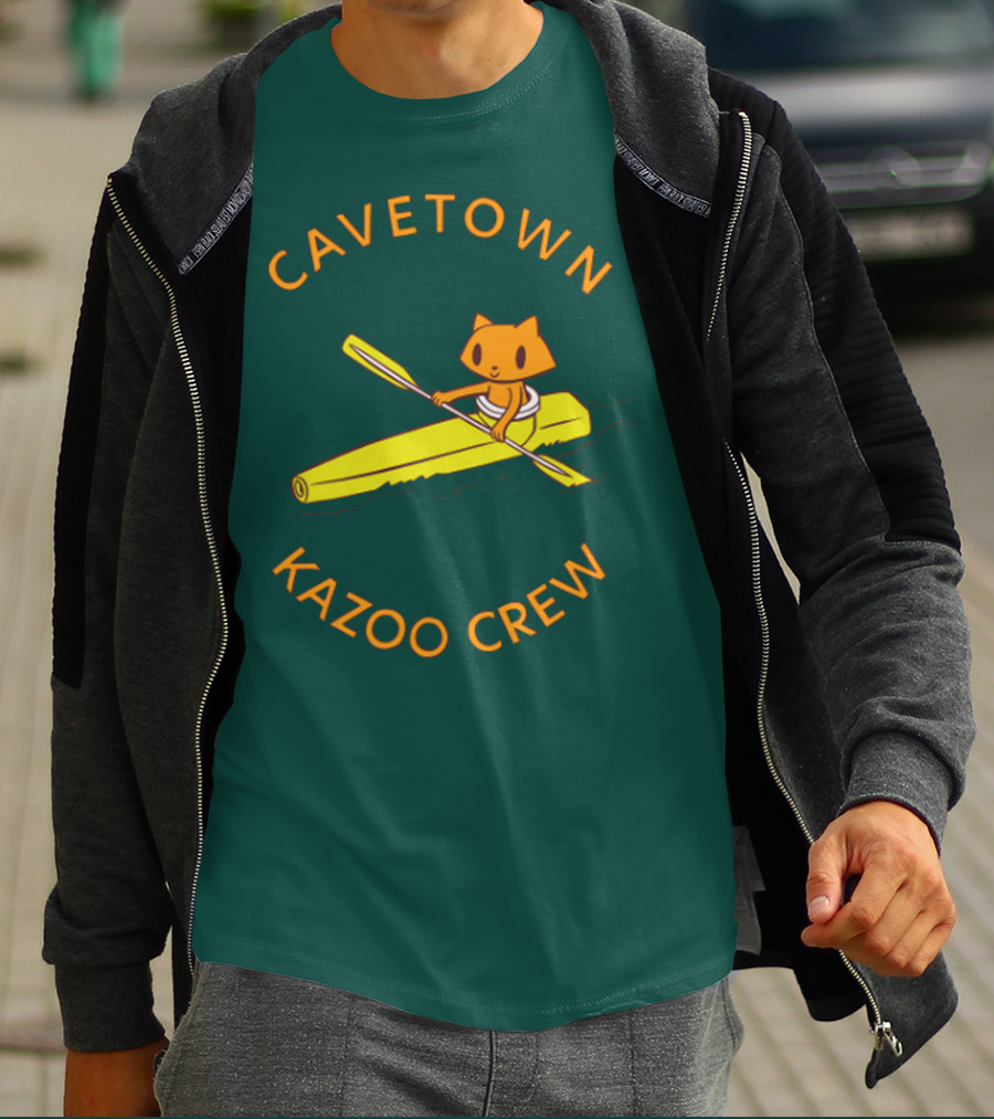 Cavetown Kazoo Crew Cat In Canoe T-Shirt