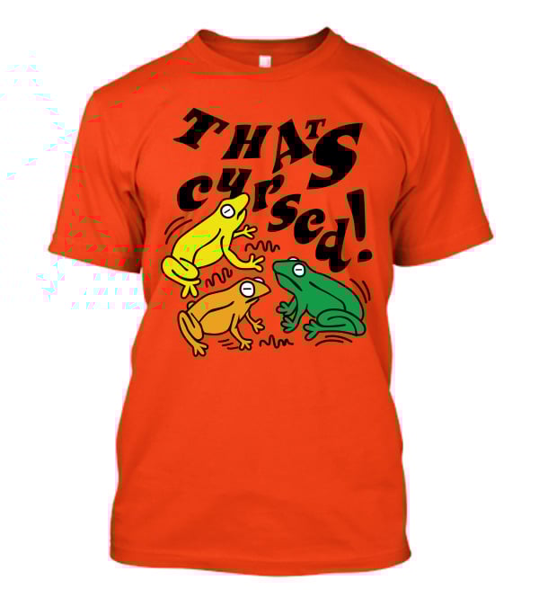 Benoftheweek Merch That’s Cursed Colorful Frogs T-Shirt