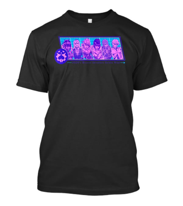 JOJO's Bizarre Adventure Golden Wind Characters Anime Merchandise T-Shirt