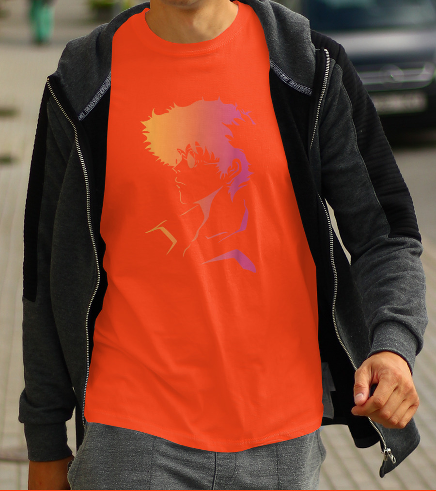 Cowboy Bebop Anime Character Silhouette T-Shirt