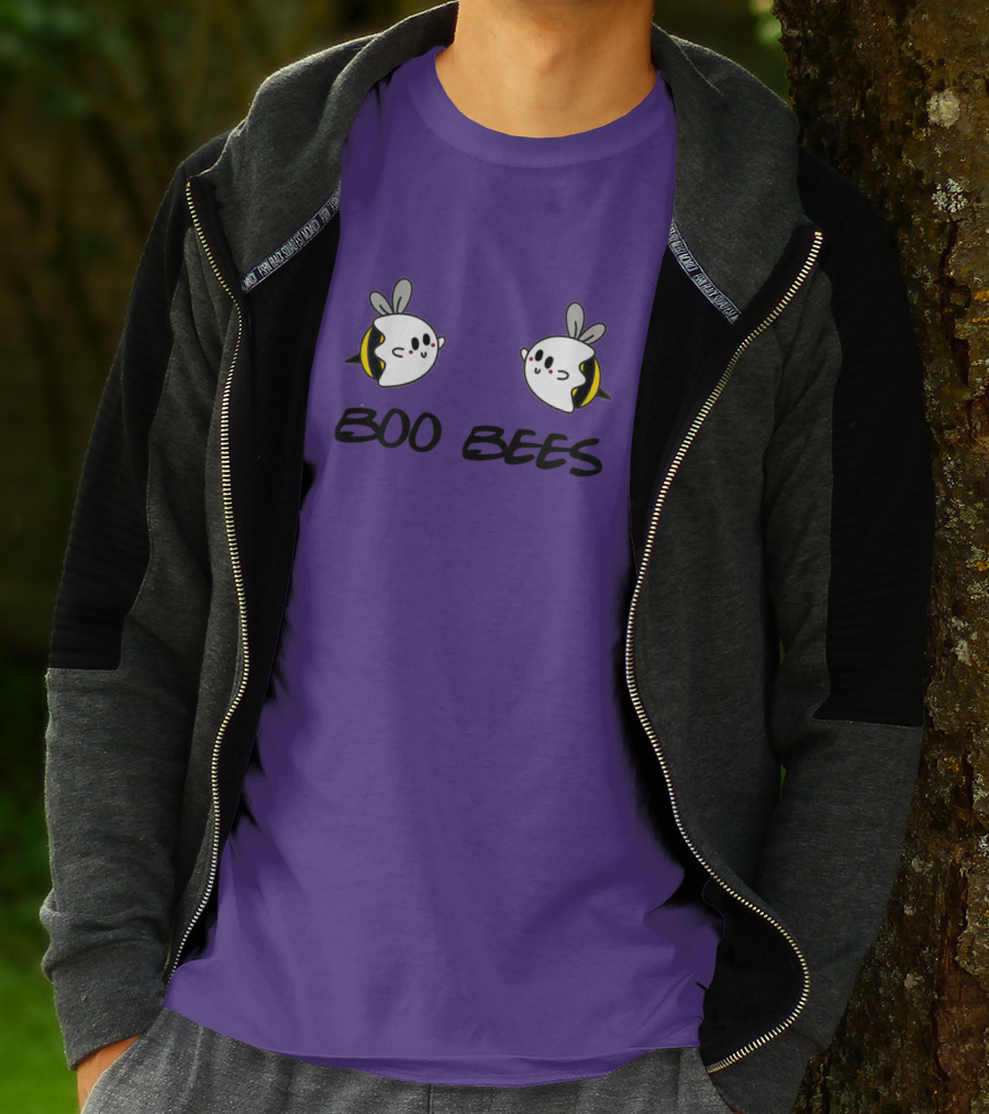 BOO BEES Cute Ghostly Honey Bees Halloween Humor T-Shirt