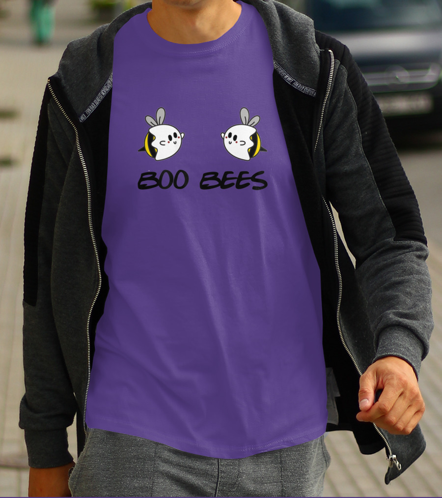 BOO BEES Cute Ghostly Honey Bees Halloween Humor T-Shirt