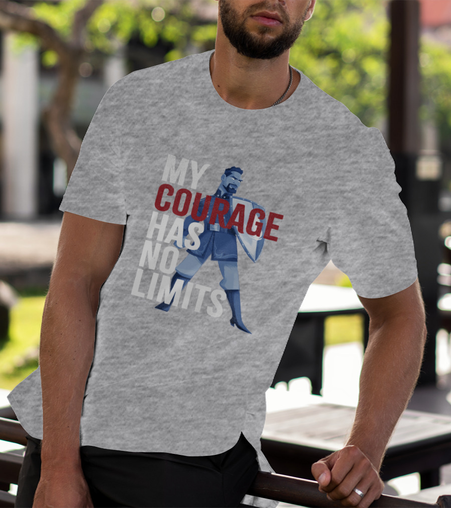 Frozen 2 Matthias My Courage Has No Limits Bold Blue Character T-Shirt