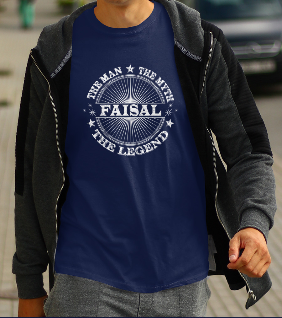 The Man The Myth The Legend FAISAL T-Shirt