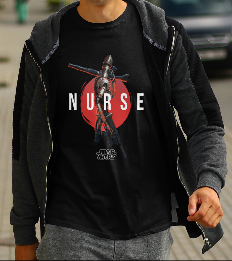 Star Wars The Mandalorian IG 11 Nurse Droid Red Circle T-Shirt