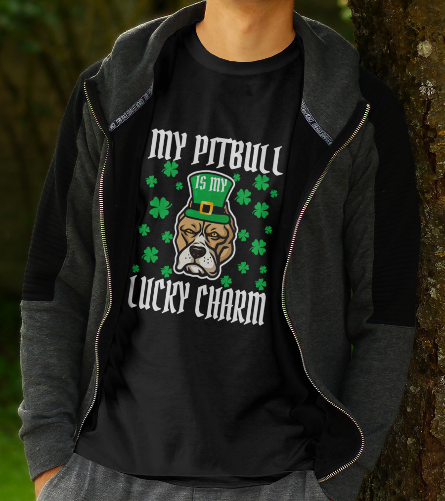 My Pitbull Is My Lucky Charm T-Shirt
