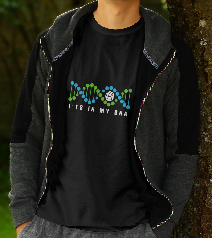 Volleyball DNA It's In My DNA Cool Beach T-Shirt