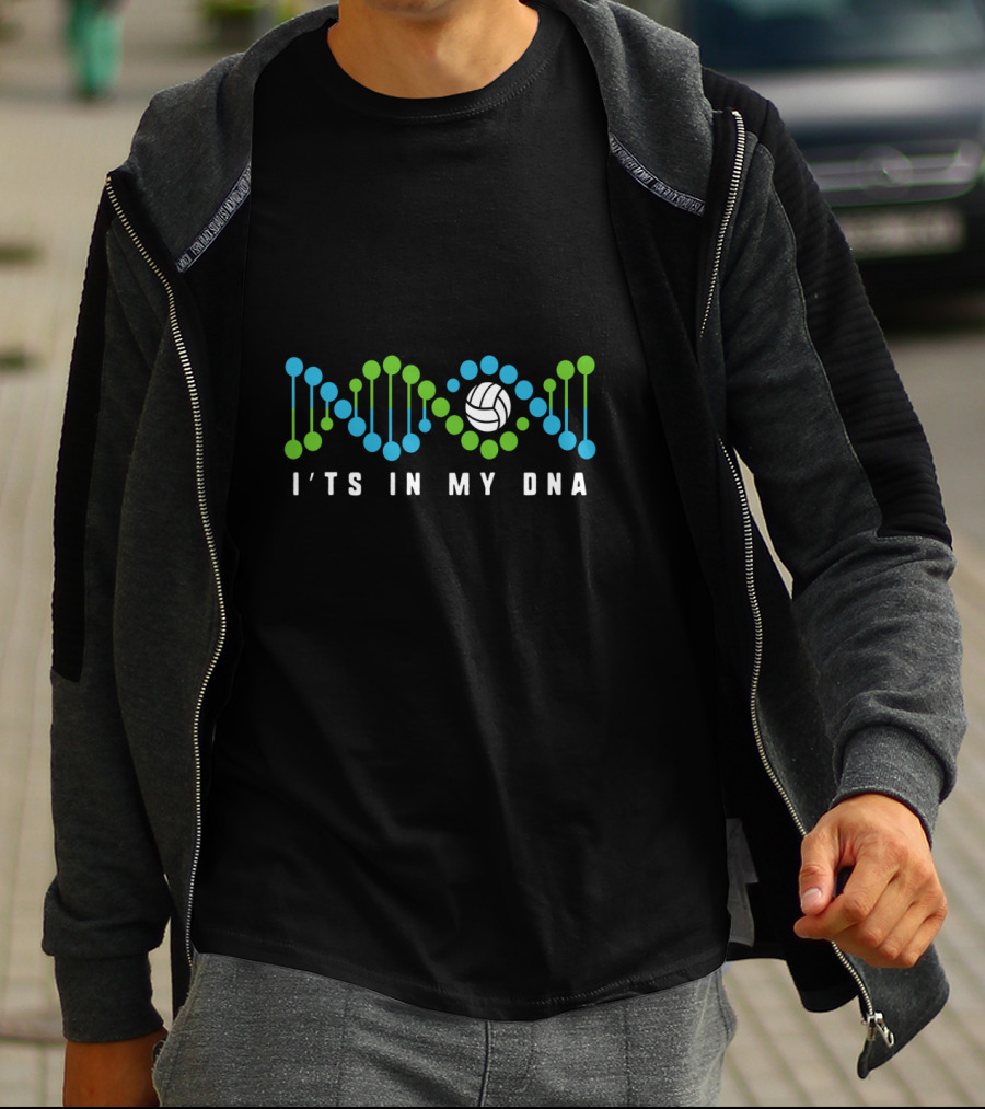 Volleyball DNA It's In My DNA Cool Beach T-Shirt