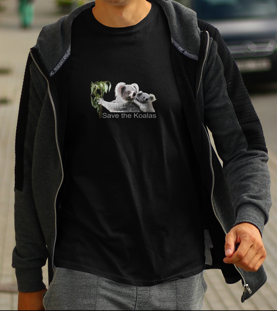 Save The Koalas Wildlife Conservation Effort T-Shirt