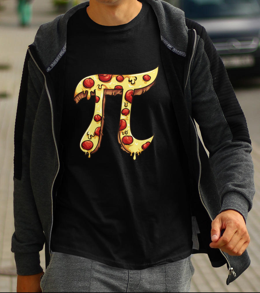 Pizza Pi Funny Math Geek Pi Day 3.14 T-Shirt