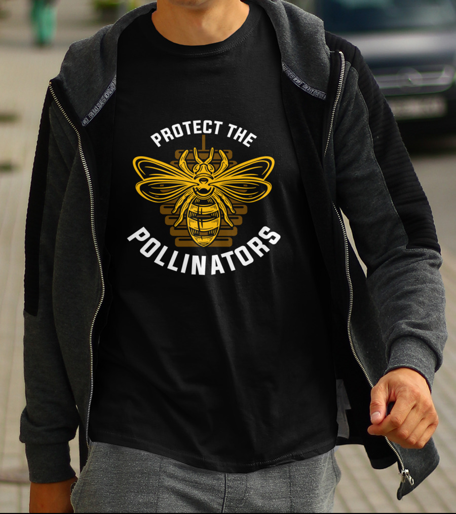 Protect The Pollinators Beekeeping Honey Bee Beekeeper T-Shirt