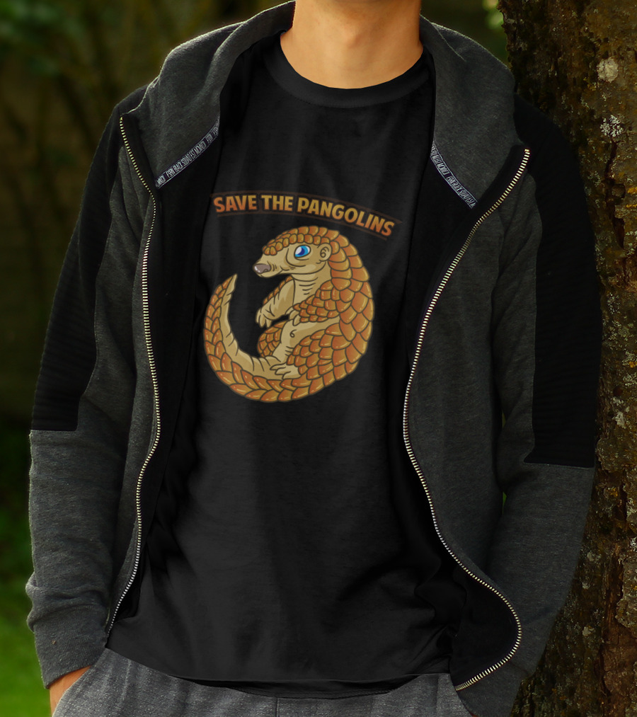 Endangered Animal Save The Pangolins T-Shirt