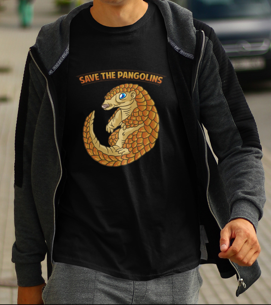 Endangered Animal Save The Pangolins T-Shirt