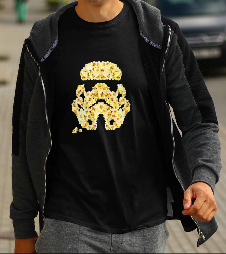 Popcorn Stormtrooper Helmet Iconic Snack T-Shirt