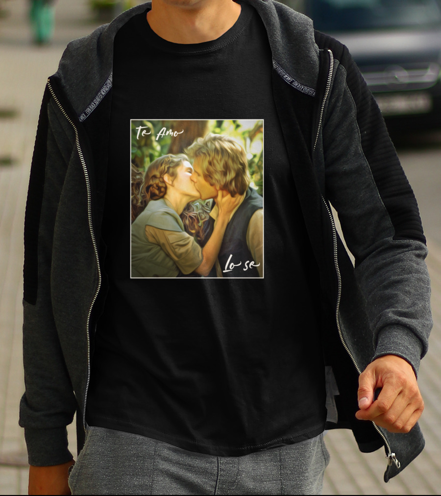 Star Wars Princess Leia Han Solo Te Amo Lo Se T-Shirt