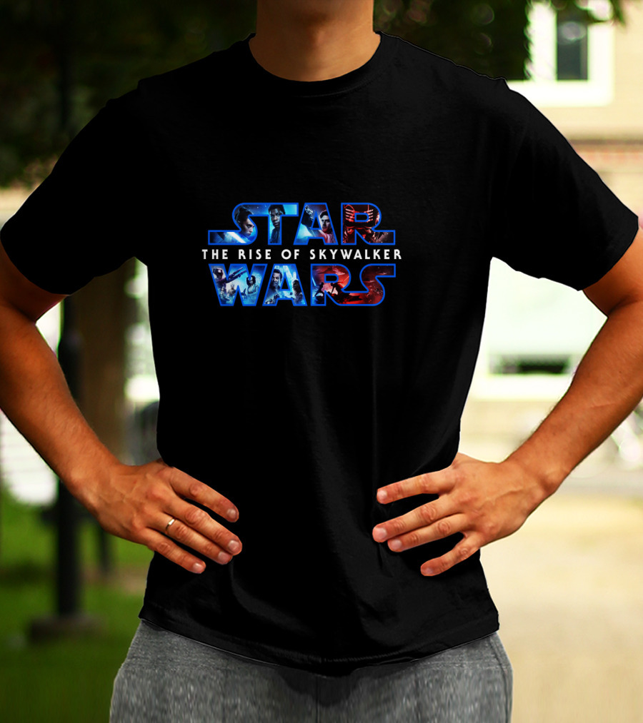 Star Wars The Rise Of Skywalker Characters And Scenes In T-Shirt