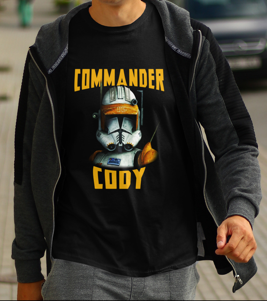 Commander Cody The Clone Wars Big Face T-Shirt